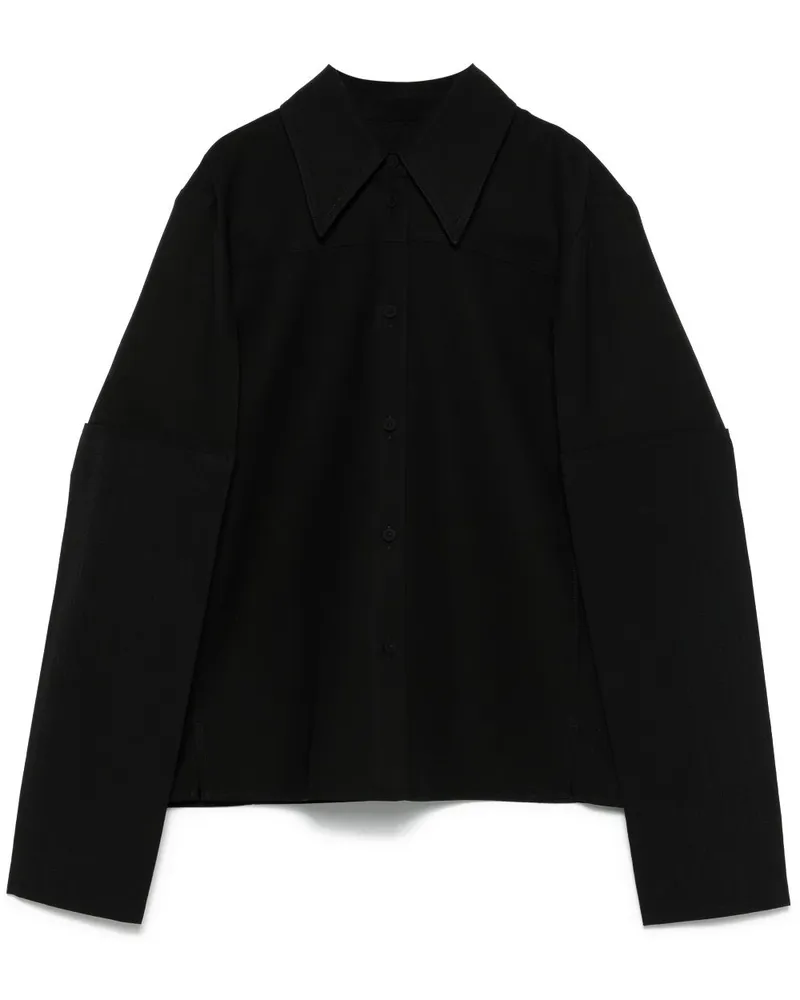 Jil Sander Hemd mit klassischem Kragen - Schwarz Schwarz