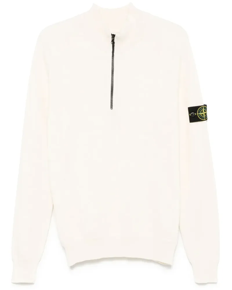 Stone Island Fein gerippter Pullover - Nude Nude
