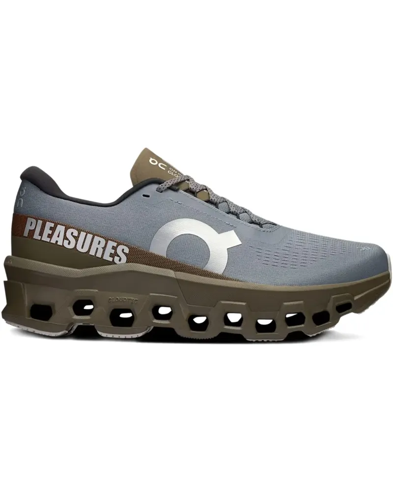 ON x Pleasures x The Loop Cloudmonster 2 Sneakers - Grau Grau