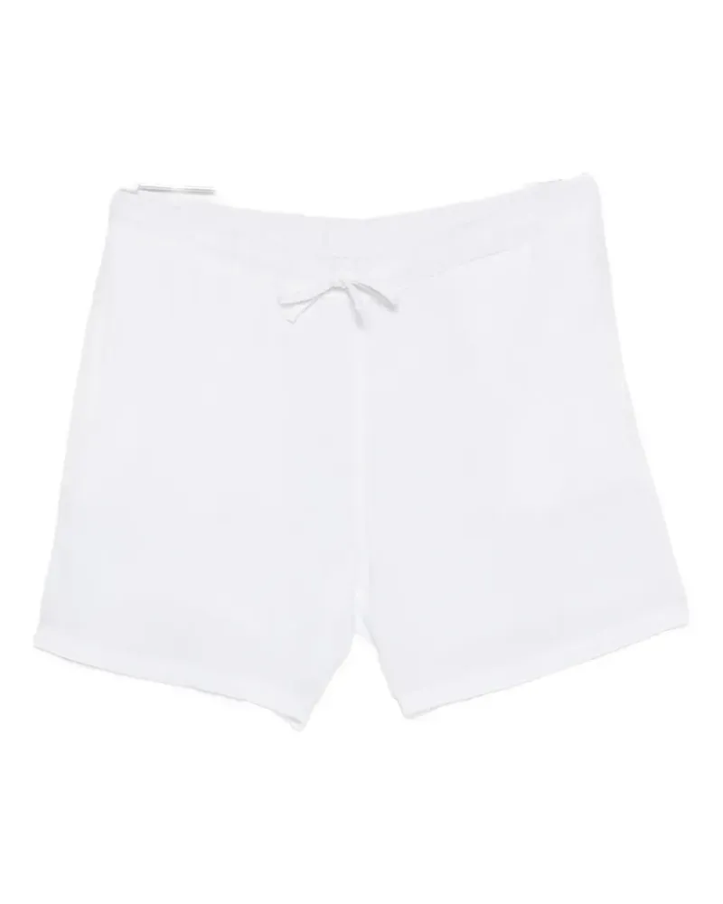 120% Lino drawstring-waist shorts - Weiß Weiß