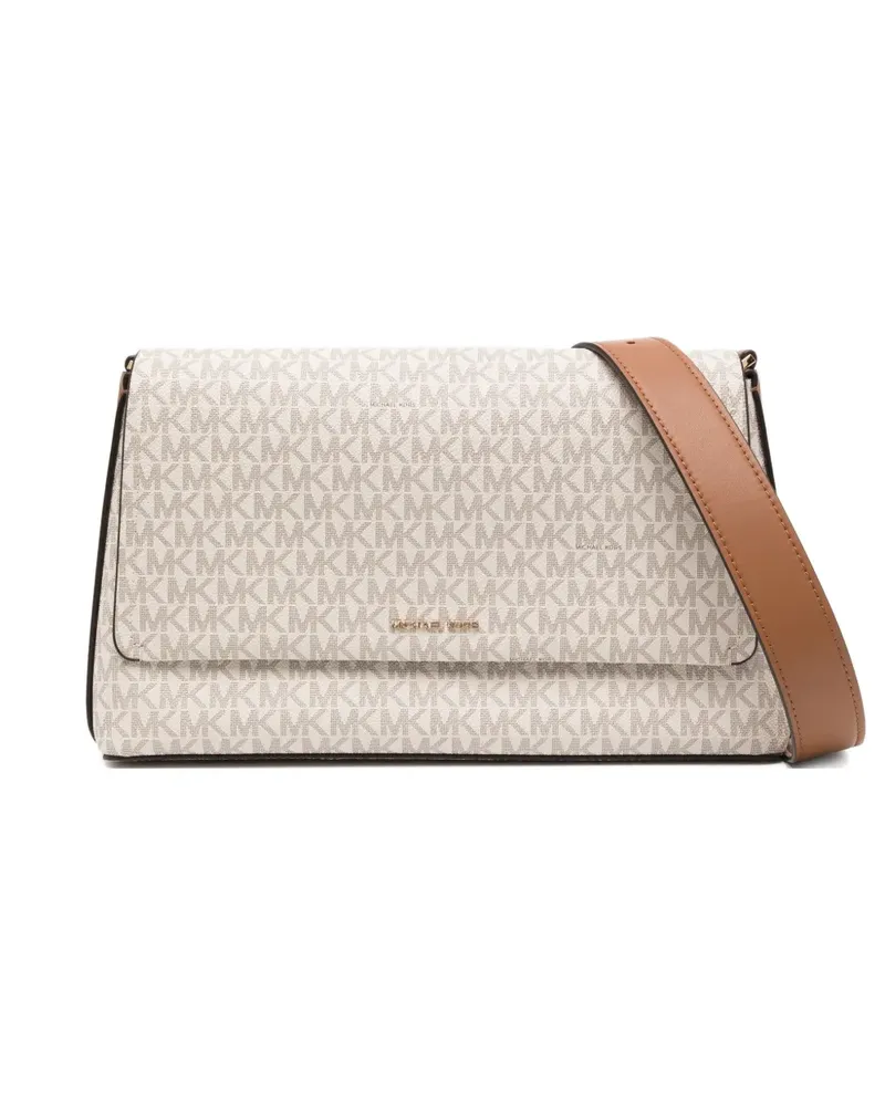 Michael Kors Große Nessa Schultertasche - Nude Nude