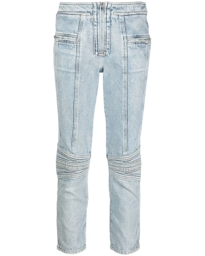 Isabel Marant Jeans mit Reißverschlüssen - Blau Blau