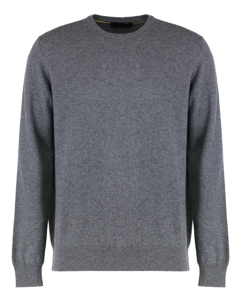 MOORER Orvieto Kaschmirpullover mit rundem Ausschnitt - Grau Grau