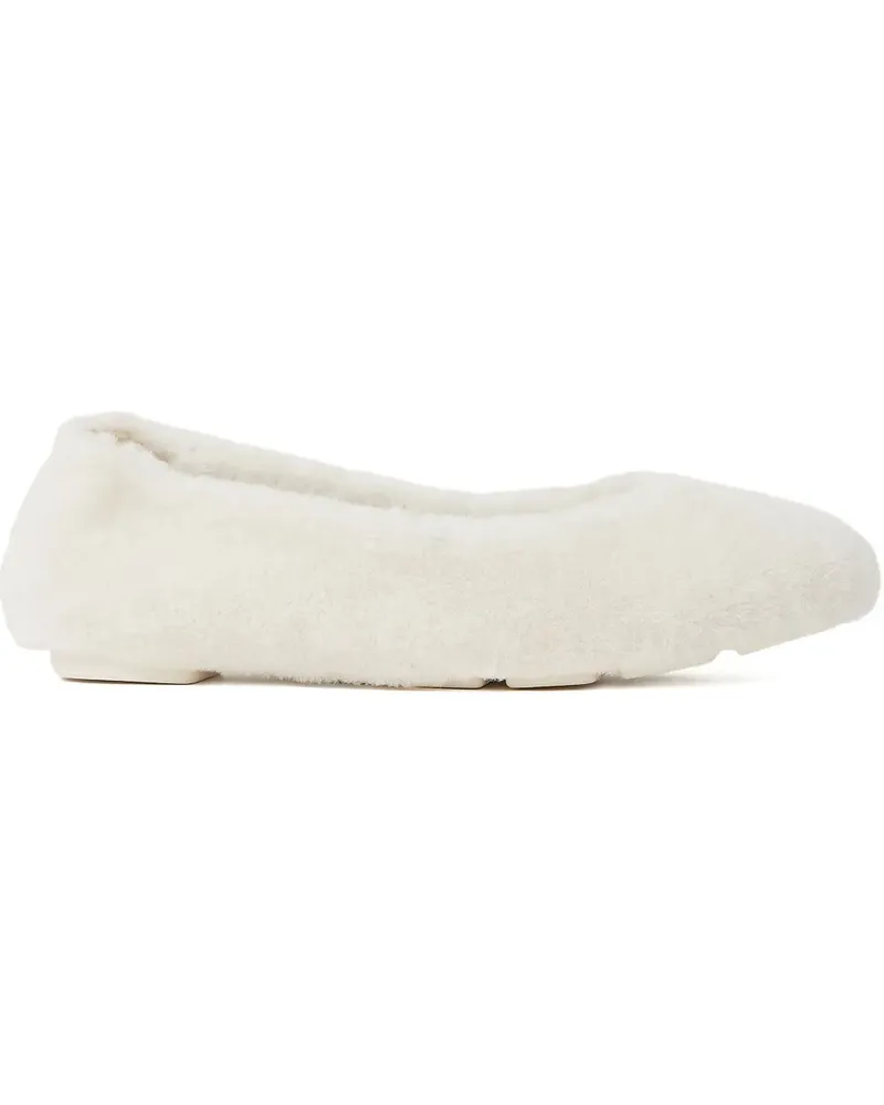 Stuart Weitzman Pirouette super chill almond-toe flat - Nude Nude