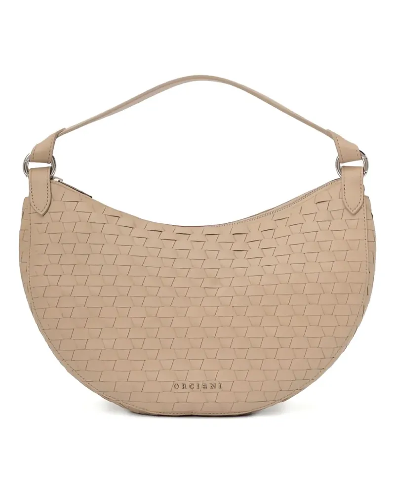 Orciani Mittelgroße Dumpling Tote Bag - Nude Nude
