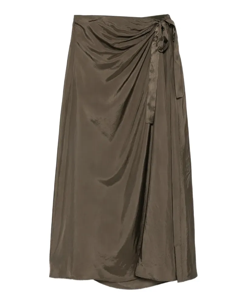ASPESI wrap midi skirt - Grün Grün