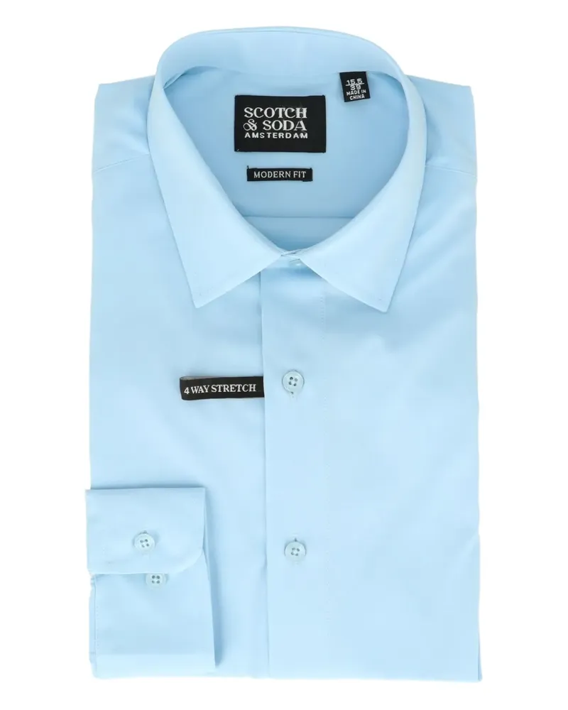 Scotch&Soda Klassisches Hemd - Blau Blau