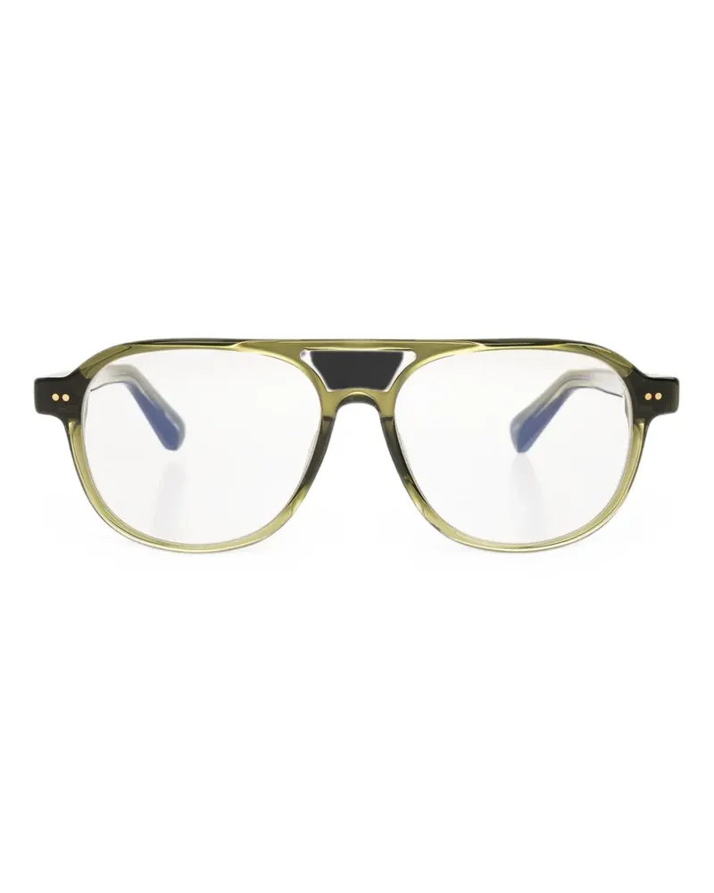 Jacquemus pilot-frame glasses - Grün Grün