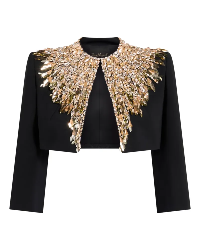 Jenny Packham Dexy embellished jacket - Schwarz Schwarz