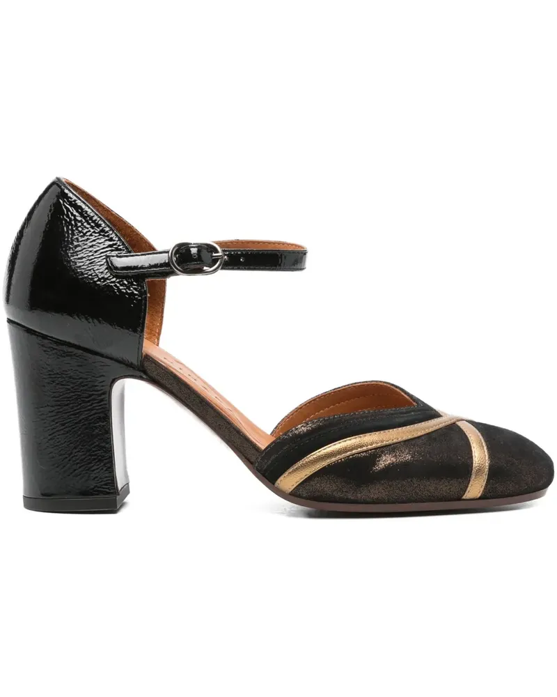 Chie Mihara Merman Pumps mit Knöchelriemen 65mm - Schwarz Schwarz