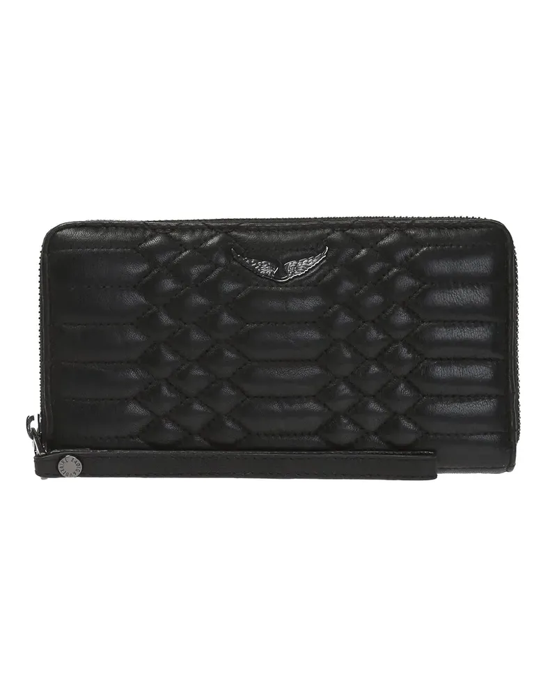 Zadig & Voltaire Compagnon' Portemonnaie - Schwarz Schwarz