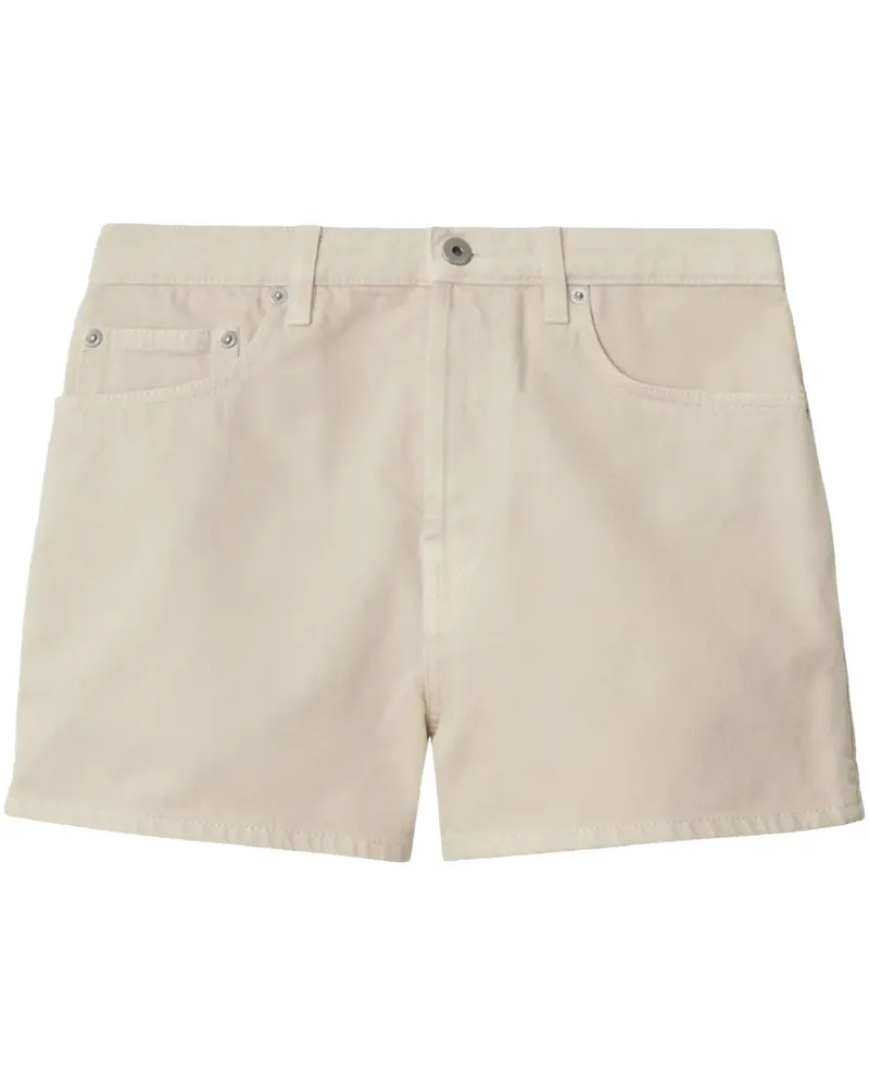 Burberry Equestrian Knight Jeans-Shorts - Nude Nude