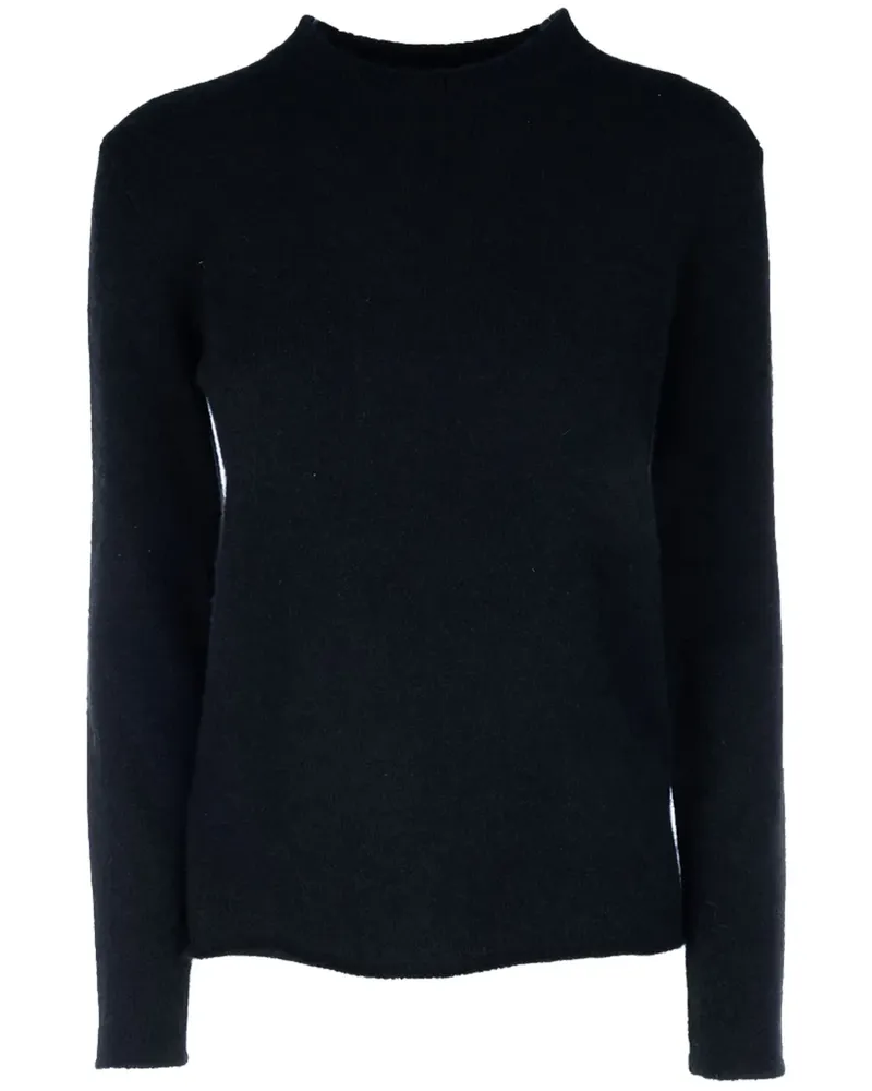 Lamberto Losani Pullover mit Rundhalsausschnitt - Blau Blau