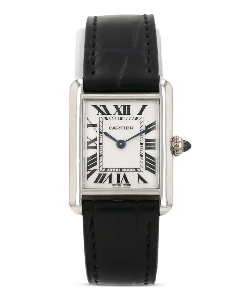 Cartier 2000s Tank Louis  Armbanduhr 22mm - Weiß Weiß