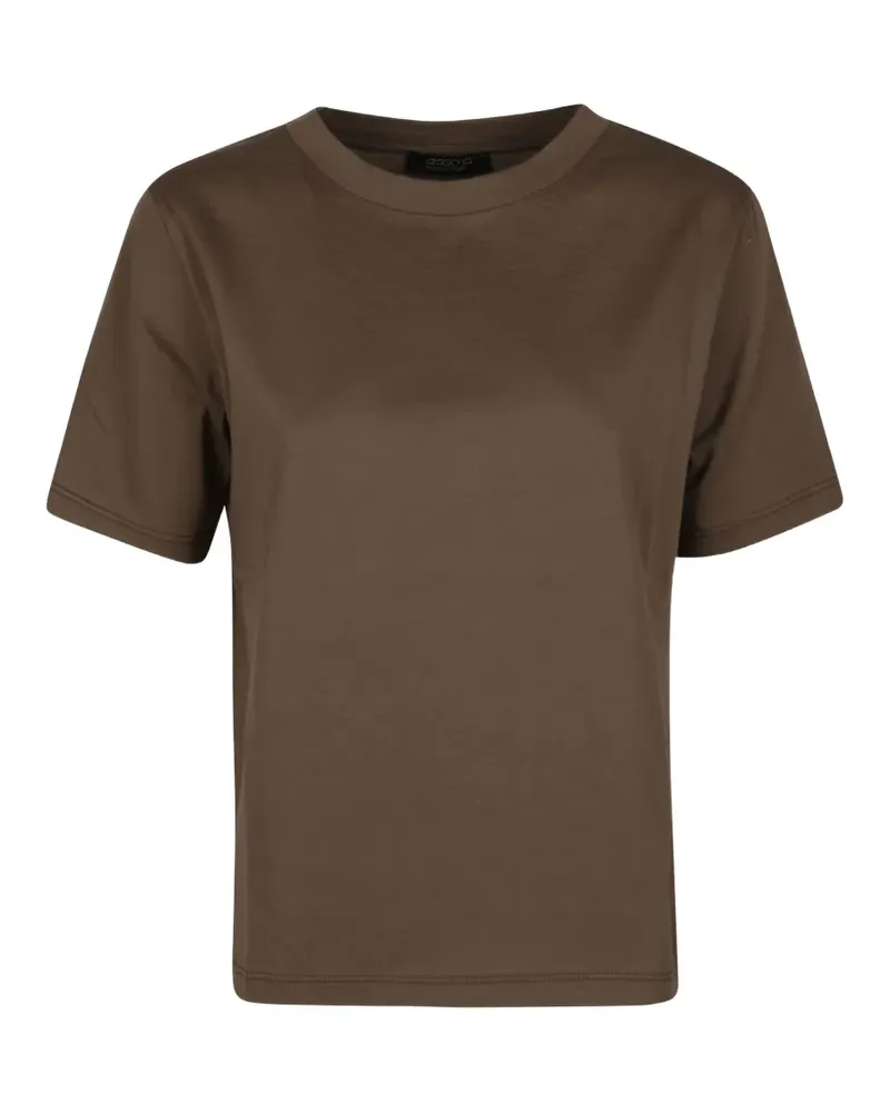ARAGONA crew-neck T-shirt - Braun Braun