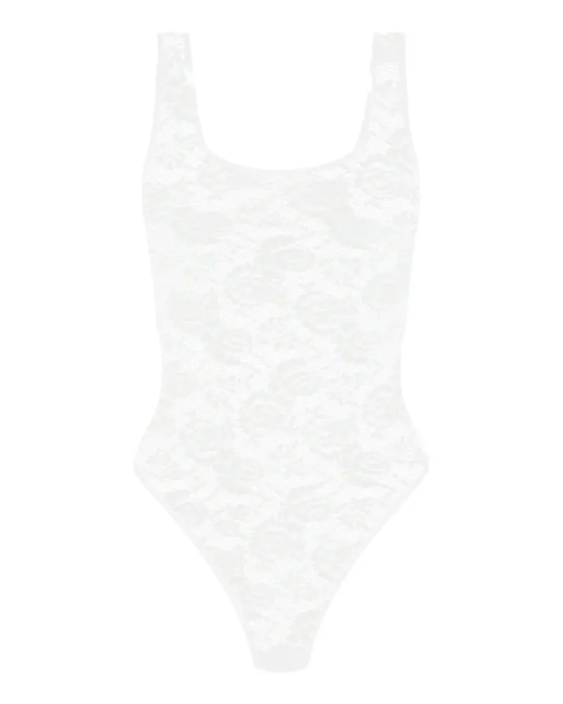 Maison Close Rückenfreier Flashback Body - Weiß Weiß