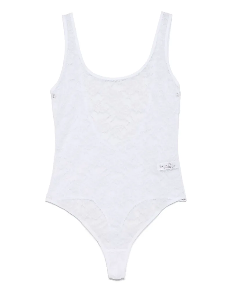 Maison Close Rückenfreier Body - Weiß Weiß