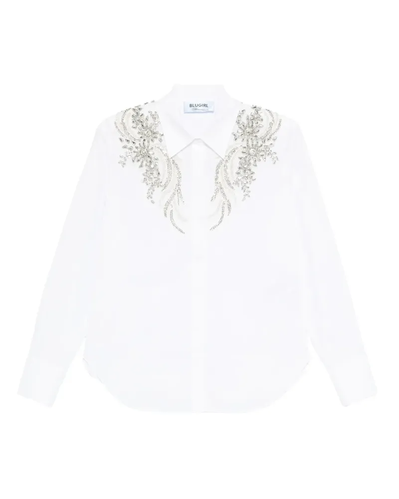 Blumarine Klassisches Hemd - Weiß Weiß