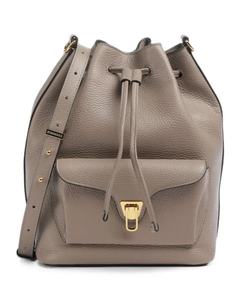 Coccinelle pebbled-leather shoulder bag - Braun Braun