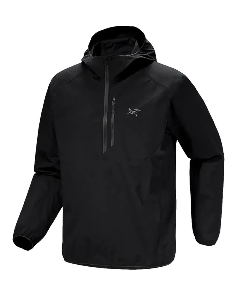 Arc'teryx Ossa half-zip hooded jacket - Schwarz Schwarz