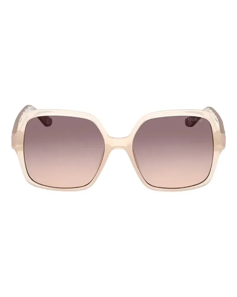 Guess square-frame gradient-lens sunglasses - Nude Nude