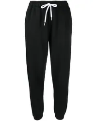 Ralph Lauren Tapered-Jogginghose mit Kordelzug Schwarz