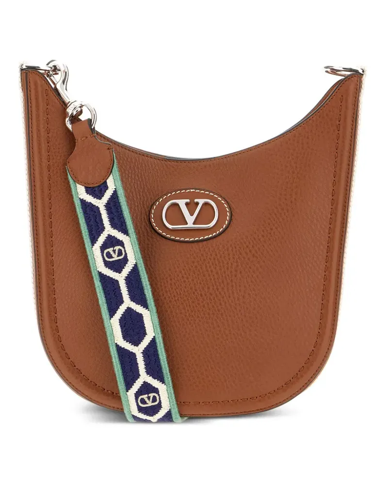 Valentino Garavani VLogo Signature Umhängetasche - Braun Braun