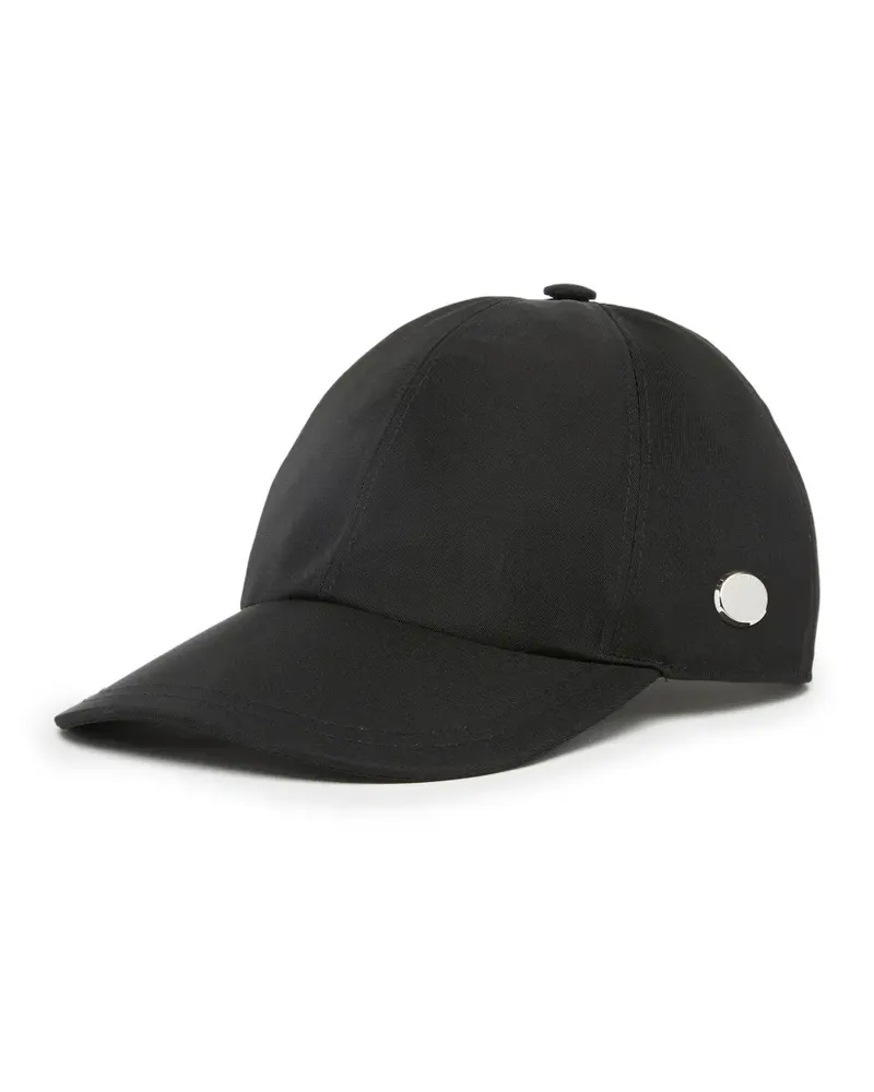Stella McCartney Baseballkappe mit Einsätzen - Schwarz Schwarz