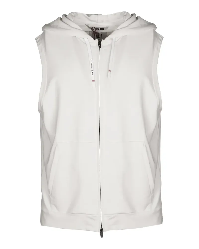 KIRED hooded sleeveless gilet - Weiß Weiß
