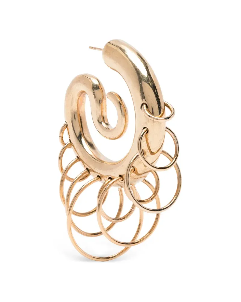 PANCONESI Mittelgroße Serpent Ohrringe - Gold Gold