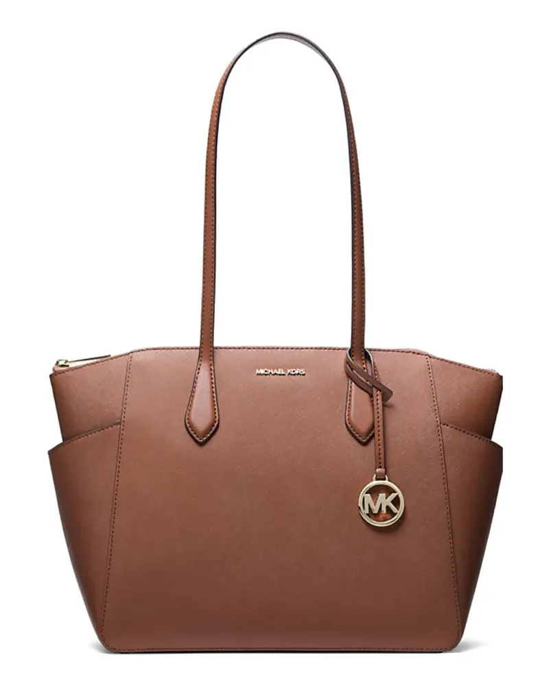 Michael Kors Marilyn leather tote bag - Braun Braun