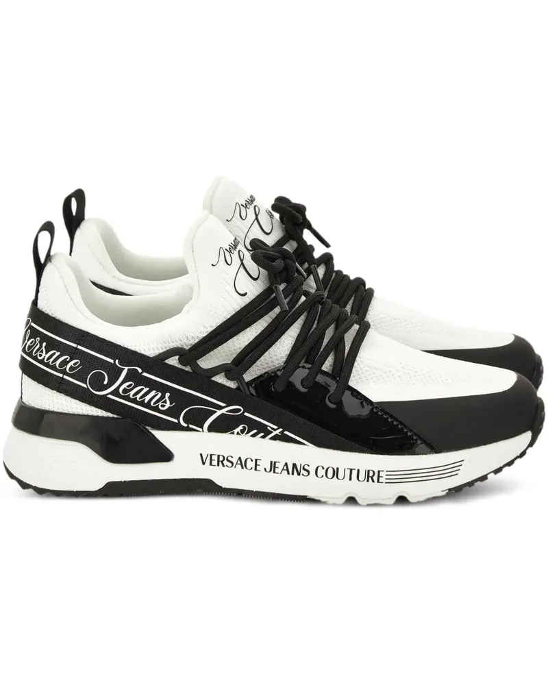 Versace Jeans Sneakers mit Logo - Weiß Weiß