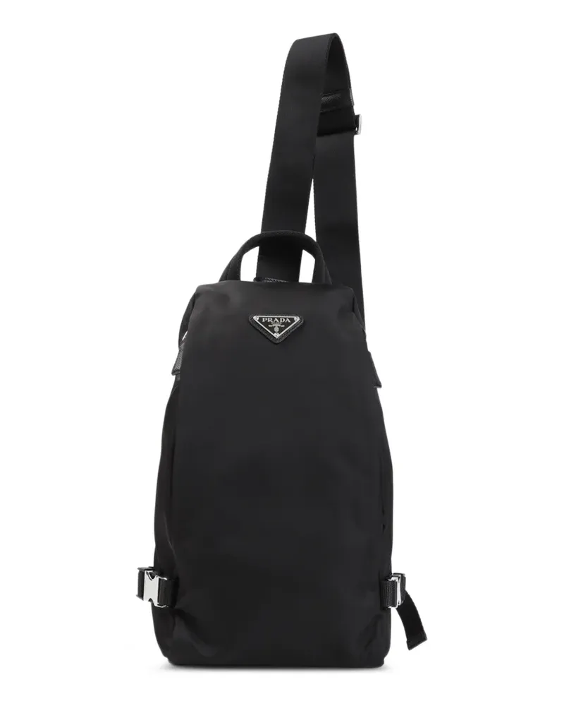 Prada Rucksack mit Saffiano-Leder - Schwarz Schwarz
