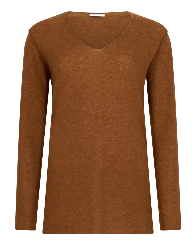 Malo V-neck sweater - Braun Braun