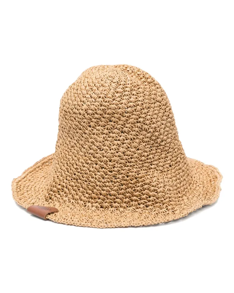 RUSLAN BAGINSKIY Fischerhut aus Stroh - Nude Nude