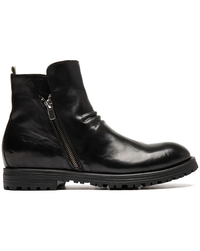 Officine Creative Italia Knöchelhohe Stiefel - Schwarz Schwarz