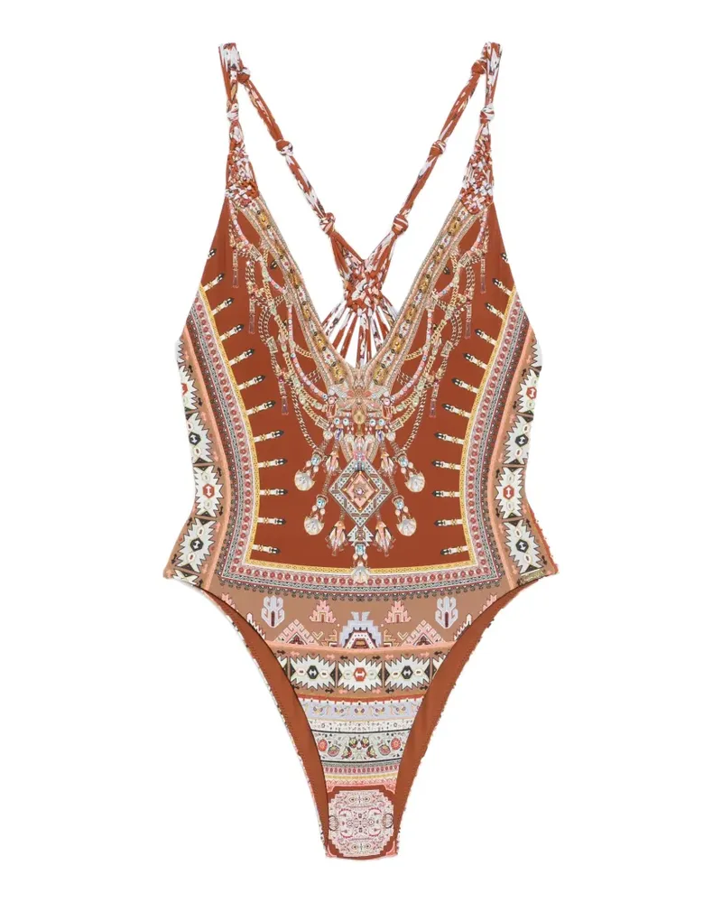 Camilla Fabric of Time Badeanzug - Braun Braun