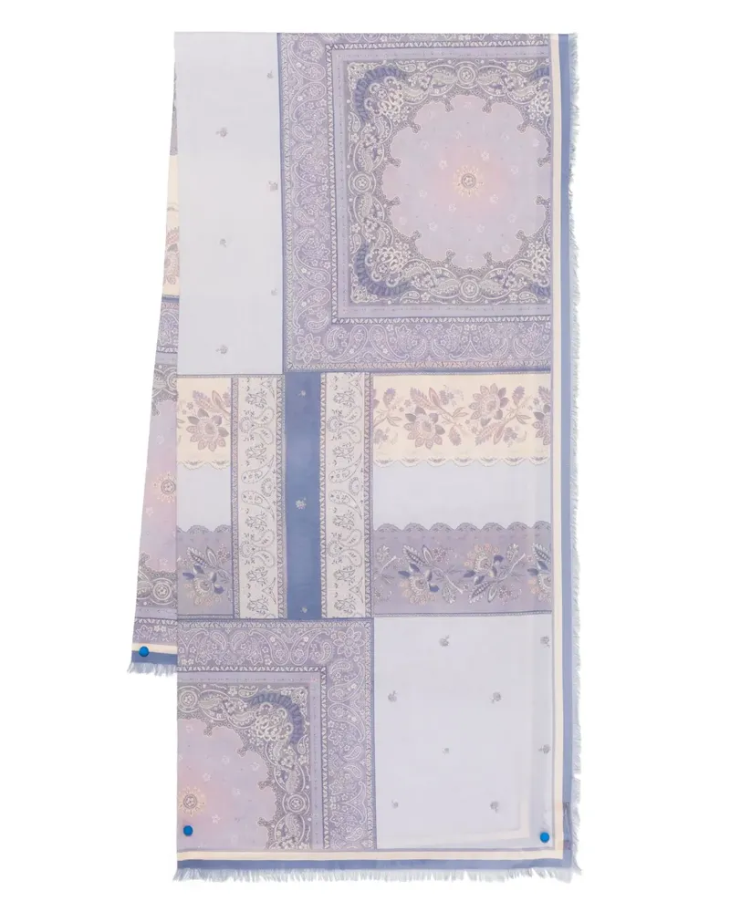 Zimmermann Pareo mit Print - Blau Blau