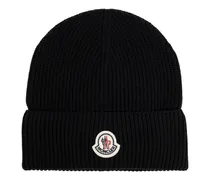 Beanie aus Baumwolle - Schwarz
