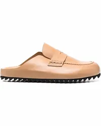 Officine Creative Italia Mules mit runder Kappe Nude