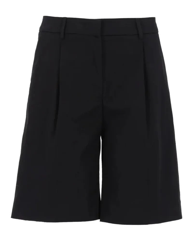 PT TORINO Olivia Shorts mit Faltendetail - Schwarz Schwarz