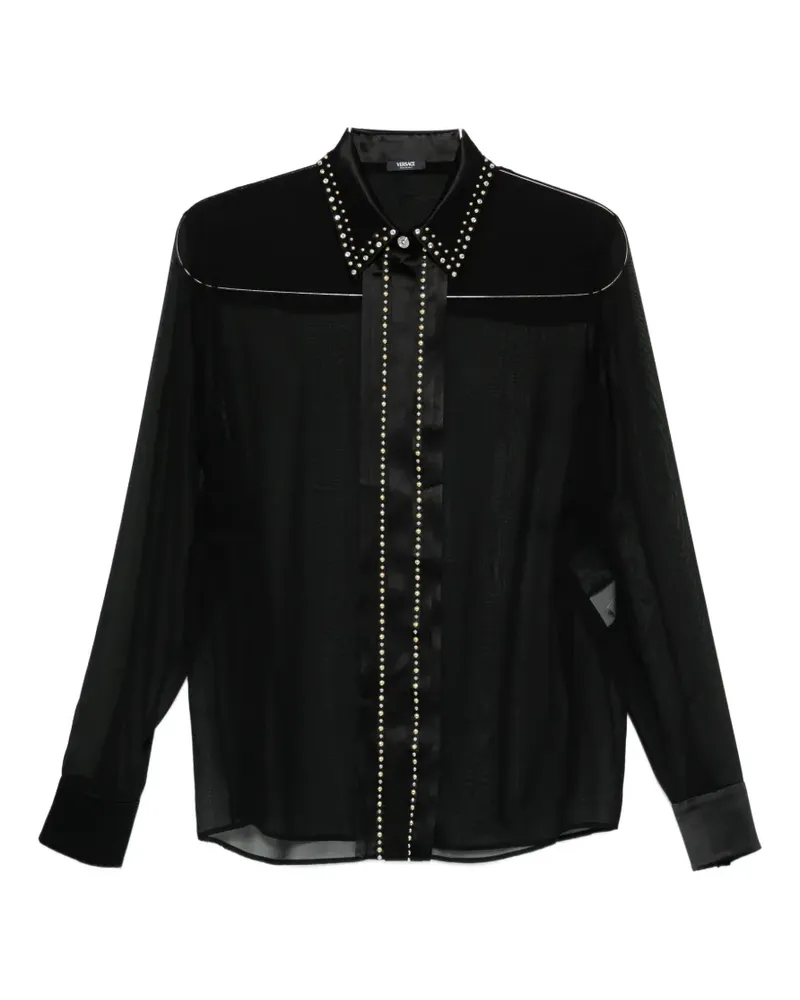 Versace studded shirt - Schwarz Schwarz