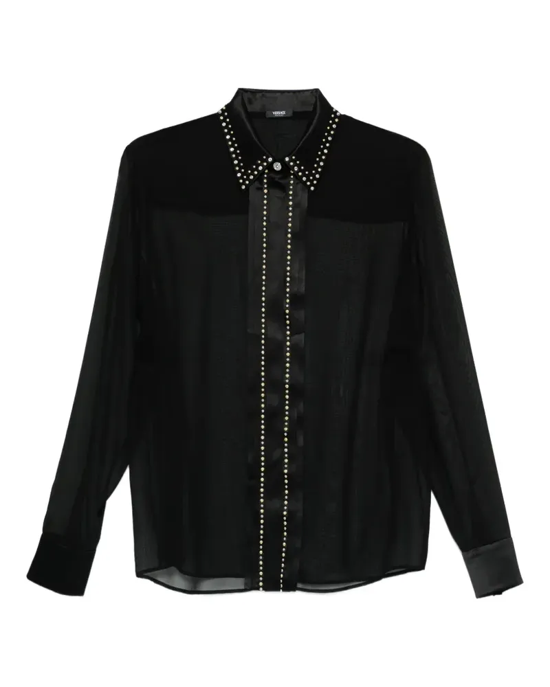 Versace studded shirt - Schwarz Schwarz