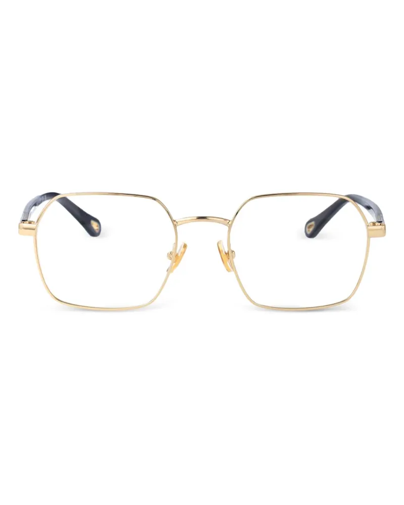Chloé Brille mit geometrischem Gestell - Gold Gold