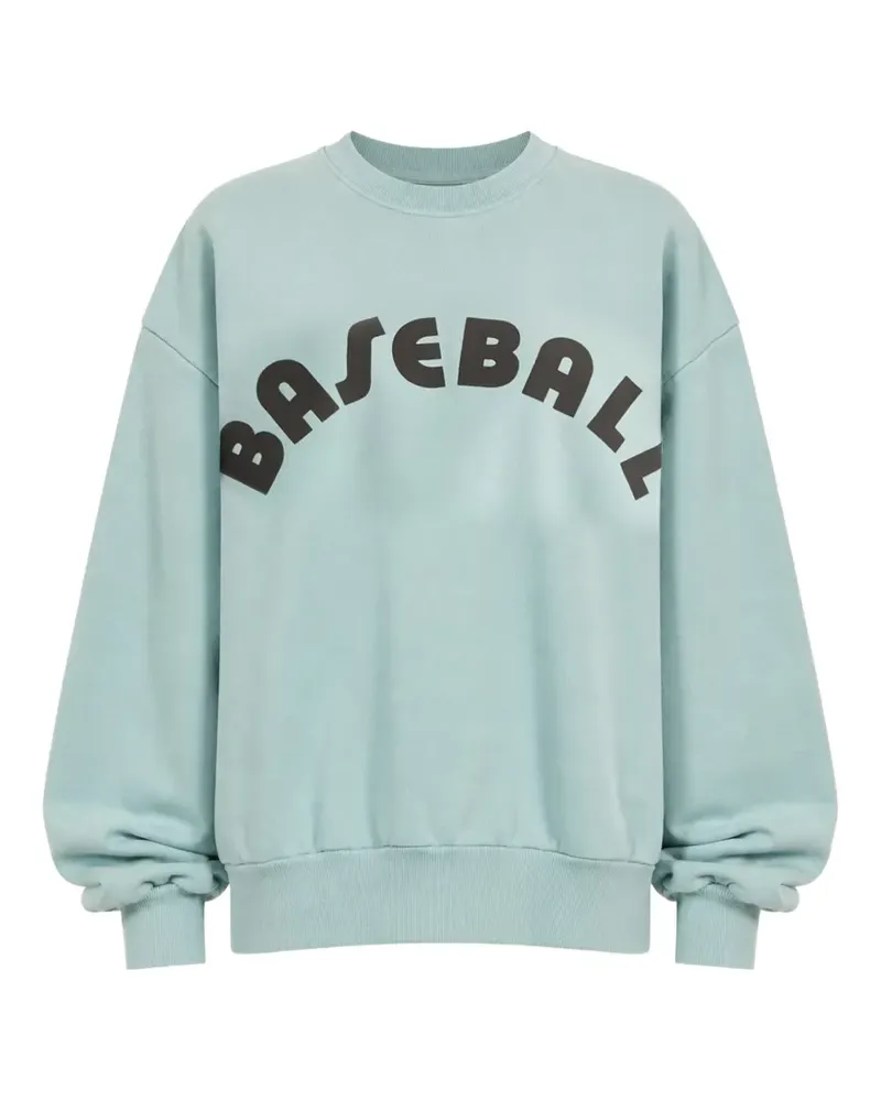 Fear of God graphic-print raglan-sleeve sweater - Blau Blau