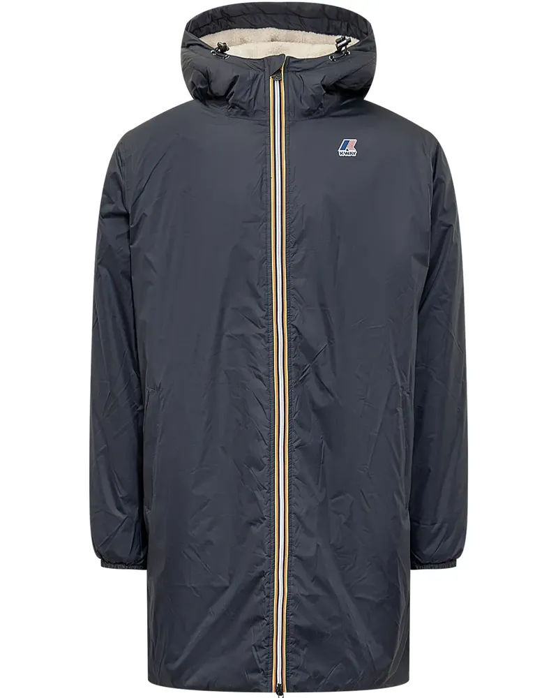 K-Way Le Vrai 3.0 Eiffel Mantel - Blau Blau