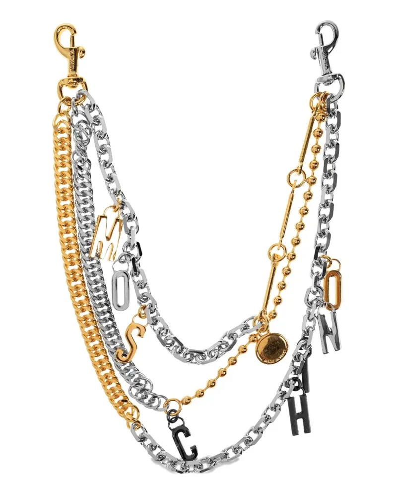 Moschino Kettenglieder mit Anhänger - Gold Gold