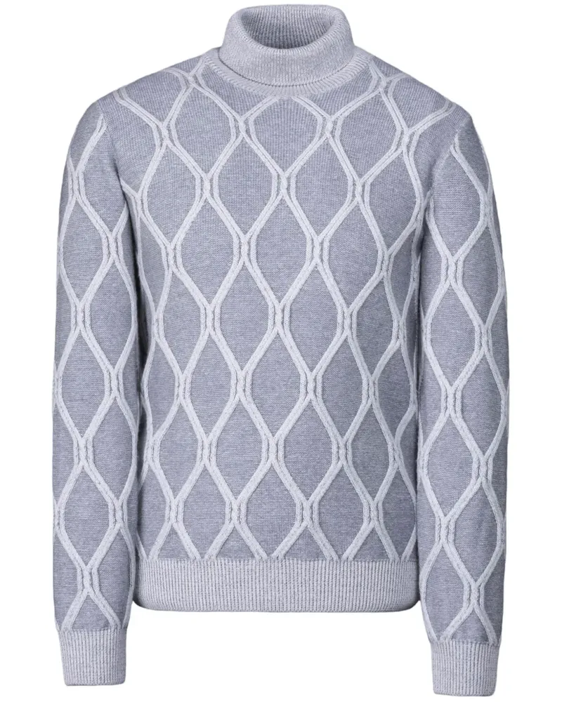 MOORER Gordon-WHT Pullover - Grau Grau