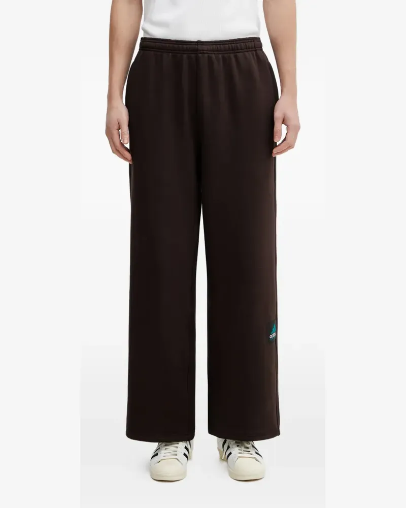 adidas Hose mit Logo-Patch - Braun Braun