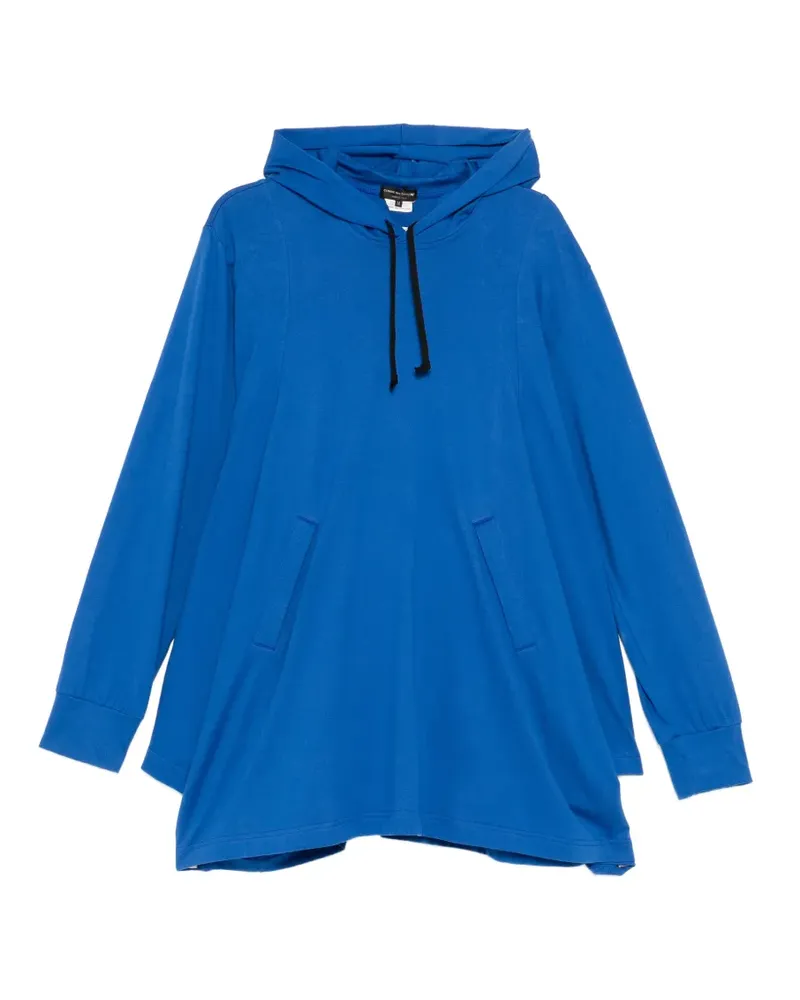 Comme des Garçons asymmetric oversized hoodie - Blau Blau